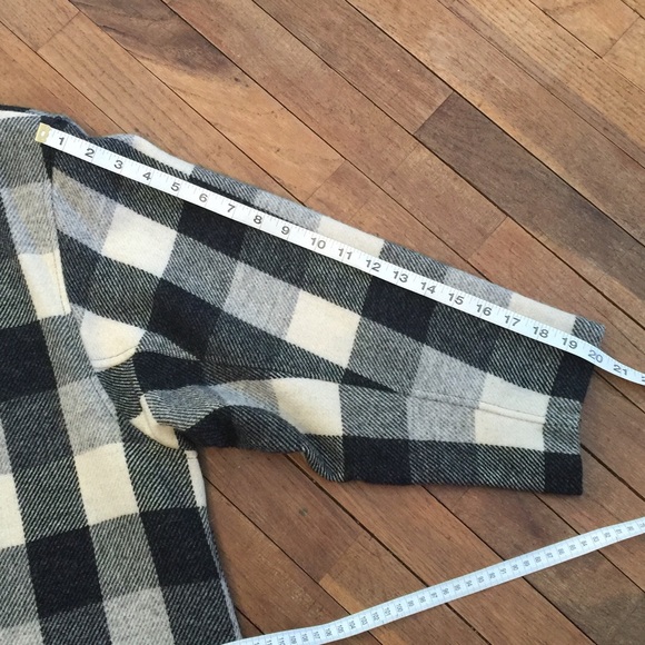 Vintage buffalo check 80s wool jacket - Picture 6 of 7